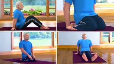 International Yoga Day 2019: तुम्ही हे आसन केले आहे का? असा प्रश्न विचारत पंतप्रधान नरेंद्र मोदी यांनी दिले वज्रासनाचे धडे