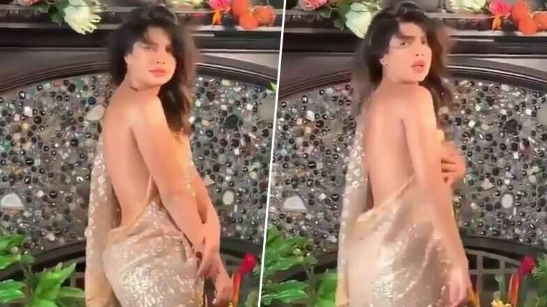 प्रियांका चोप्रा हिचा साडीत हॉट डान्स; चाहते घायाळ (Watch Video) प्रियांका चोप्रा हिचा साडीत हॉट डान्स; चाहते घायाळ (Watch Video)