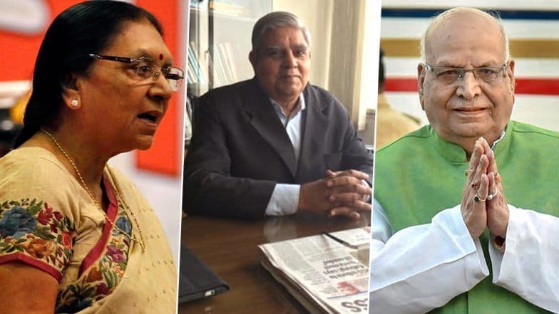 Centre appoints new Governors in 6 states:लालाजी टंडन मध्य प्रदेशचे राज्यपाल, फागू चौहान-बिहार, जगदीप धनखड - पश्चिम बंगाल तर, रमेश बैस यांच्याकडे त्रिपूराची जबाबदारी Centre appoints new Governors in 6 states:लालाजी टंडन मध्य प्रदेशचे राज्यपाल, फागू चौहान-बिहार, जगदीप धनखड - पश्चिम बंगाल तर, रमेश बैस यांच्याकडे त्रिपूराची जबाबदारी