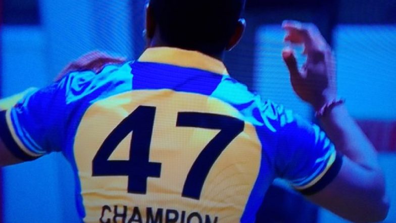 आपले खरे नाव ठेव! Global T20 लीगमध्ये ड्वेन ब्राव्हो याच्या जर्सी वर 'चॅम्पियन टॅग' पाहून सायमन डौल संतापले