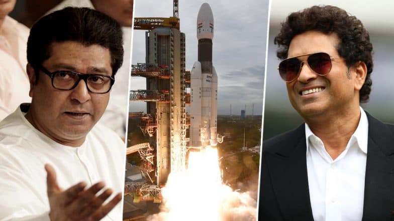 Chandrayaan 2 Launch: राज ठाकरे, सचिन तेंडुलकर आणि शाहरुख खान कडून इस्त्रो शास्त्रज्ञांसाठी अभिनंदनपर ट्विट Chandrayaan 2 Launch: राज ठाकरे, सचिन तेंडुलकर आणि शाहरुख खान कडून इस्त्रो शास्त्रज्ञांसाठी अभिनंदनपर ट्विट