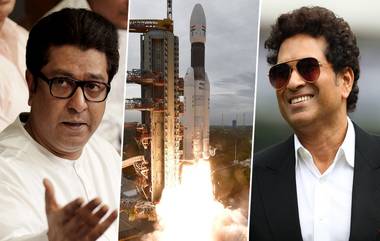 Chandrayaan 2 Launch: राज ठाकरे, सचिन तेंडुलकर आणि शाहरुख खान कडून इस्त्रो शास्त्रज्ञांसाठी अभिनंदनपर ट्विट