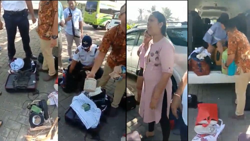 धक्कादायक! भारताची मान शरमेने खाली; बाली येथील हॉटेलमधून कुटुंबाने चोरले हँगर्स, भांड्यांसह सर्व सामान (Video) धक्कादायक! भारताची मान शरमेने खाली; बाली येथील हॉटेलमधून कुटुंबाने चोरले हँगर्स, भांड्यांसह सर्व सामान (Video)