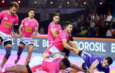 Pro Kabaddi League 2019: Jaipur Panthers संघाने Haryana Steelers ला धूळ चाखवत साधली विजयी हॅट्रिक, चाहते म्हणतात बिग बी ठरले लकीचार्म