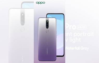 जबरदस्त कॅमेरा फिचर्स असलेला Oppo F11 Pro चा वॉटर ग्रे वेरियंट भारतात लाँच, जाणून घ्या किंमत आणि त्याची वैशिष्ट्ये