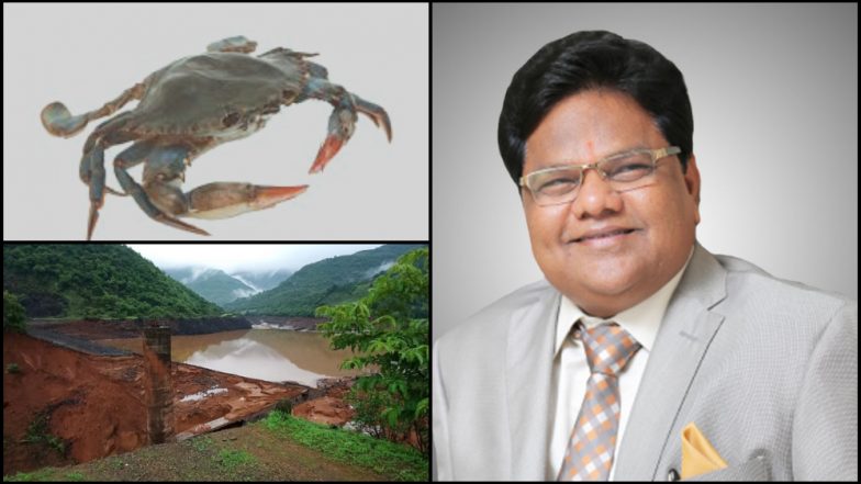 रत्नागिरी: 'खेकड्यांनी भोक पाडल्यानं तिवरे धरण फुटलं' जलसंधारण मंत्री तानाजी सावंत यांचे धक्कादायक विधान