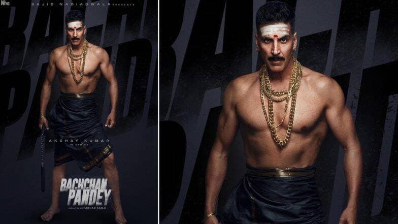 Bachchan Pandey Poster: अक्षय कुमारच्या इंटेन्स लूक मध्ये 'बच्चन पांडे'चं पहिलं पोस्टर; ख्रिस्मस 2020 मध्ये सिनेमा होणार रीलिज Bachchan Pandey Poster: अक्षय कुमारच्या इंटेन्स लूक मध्ये 'बच्चन पांडे'चं पहिलं पोस्टर; ख्रिस्मस 2020 मध्ये सिनेमा होणार रीलिज