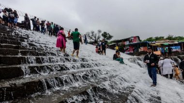 लोणावळा येथील भुशी धरण ओवरफ्लो, पर्यटकांना सतर्कतेचा इशारा