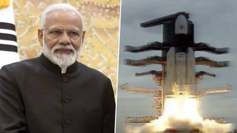 चांद्रयान-2 अवकाशात झेपावले, 'ISRO'च्या ऐतिहासिक कामगिरीचं पंतप्रधान नरेंद्र मोदी यांच्याकडून कौतुक चांद्रयान-2 अवकाशात झेपावले, 'ISRO'च्या ऐतिहासिक कामगिरीचं पंतप्रधान नरेंद्र मोदी यांच्याकडून कौतुक