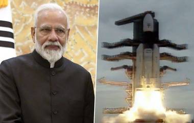 चांद्रयान-2 अवकाशात झेपावले, 'ISRO'च्या  ऐतिहासिक कामगिरीचं पंतप्रधान नरेंद्र मोदी यांच्याकडून कौतुक