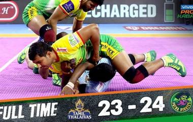 Pro Kabaddi League 2019: Tamil Thalaivas संघाचा पराभव तर Patna Pirates चा 1 गुणाने विजय