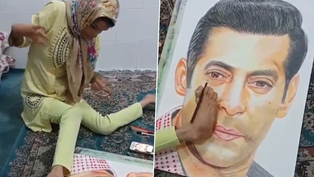 सलमान खान साठी दिव्यांग चाहतीने शेअर केलं खास गिफ्ट; व्हिडिओ शेअर करत 'भाईजान' ने दिल्या शुभेच्छा! (Watch Video) सलमान खान साठी दिव्यांग चाहतीने शेअर केलं खास गिफ्ट; व्हिडिओ शेअर करत 'भाईजान' ने दिल्या शुभेच्छा! (Watch Video)