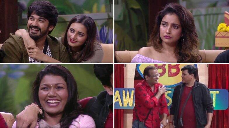 Bigg Boss Marathi 2, Episode 97 Preview: घराबाहेर गेलेल्या स्पर्धकांसोबत रंगणार BB नाइट,पुरस्कारांच्या माध्यमातून टॉप 6 स्पर्धकांची उडवणार खिल्ली Bigg Boss Marathi 2, Episode 97 Preview: घराबाहेर गेलेल्या स्पर्धकांसोबत रंगणार BB नाइट,पुरस्कारांच्या माध्यमातून टॉप 6 स्पर्धकांची उडवणार खिल्ली