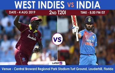 Live Streaming of IND vs WI, 2nd T20I Match: भारत विरुद्ध वेस्ट इंडिज लाईव्ह सामना आणि स्कोर पहा Star Sports आणि Hotstar Online वर