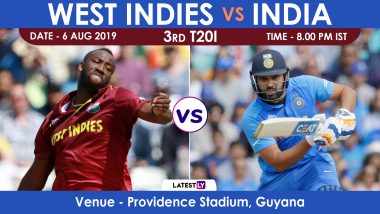 Live Streaming of IND vs WI, 3rd T20I Match: भारत विरुद्ध वेस्ट इंडिज लाईव्ह सामना आणि स्कोर पहा Star Sports आणि Hotstar Online वर