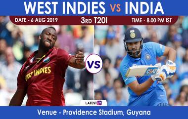 Live Streaming of IND vs WI, 3rd T20I Match: भारत विरुद्ध वेस्ट इंडिज लाईव्ह सामना आणि स्कोर पहा Star Sports आणि Hotstar Online वर