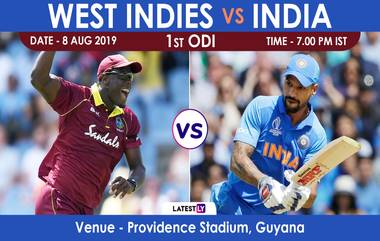 Live Streaming of IND vs WI, 1st ODI Match: भारत विरुद्ध वेस्ट इंडिज लाईव्ह सामना आणि स्कोर पहा Sony Ten आणि SonyLiv Online वर