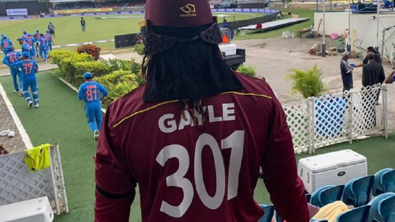 IND vs WI 3rd ODI: करिअरच्या अंतिम मॅचसाठी क्रिस गेल याने परिधान केली स्पेशल एडिशनची जर्सी