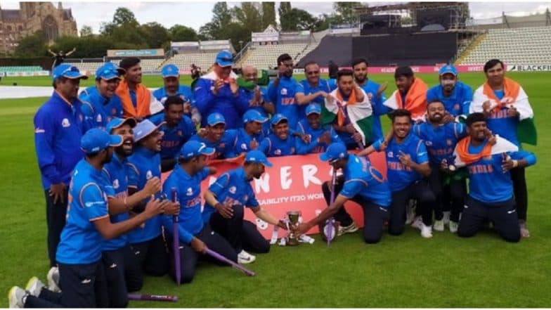 Physical Disability World Cricket टी-20 स्पर्धेत भारताला विश्वविजेतेपद, फायनलमध्ये इंग्लंडचा 36 धावांनी केला पराभव