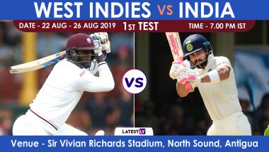 Live Streaming of IND vs WI, 1st Test Day 1: भारत विरुद्ध वेस्ट इंडिज लाईव्ह सामना आणि स्कोर पहा Sony Ten आणि SonyLiv Online वर