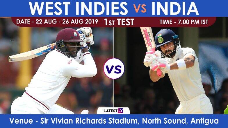 Live Streaming of IND vs WI, 1st Test Day 1: भारत विरुद्ध वेस्ट इंडिज लाईव्ह सामना आणि स्कोर पहा Sony Ten आणि SonyLiv Online वर Live Streaming of IND vs WI, 1st Test Day 1: भारत विरुद्ध वेस्ट इंडिज लाईव्ह सामना आणि स्कोर पहा Sony Ten आणि SonyLiv Online वर