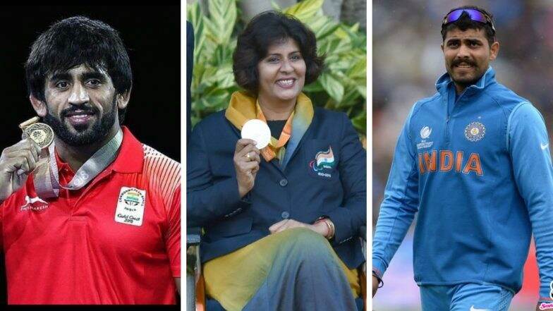 बजरंग पुनिया, दीपा मलिक यांना खेलरत्न तर रवींद्र जडेजा याची अर्जुन पुरस्कारासाठी निवड बजरंग पुनिया, दीपा मलिक यांना खेलरत्न तर रवींद्र जडेजा याची अर्जुन पुरस्कारासाठी निवड