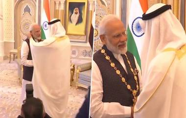 पंतप्रधान नरेंद्र मोदी यांचा Order of Zayed या UAE च्या सर्वोच्च नागरी पुरस्काराने गौरव