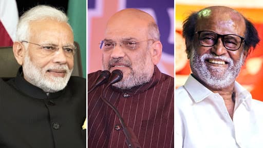 पंतप्रधान नरेंद्र मोदी आणि गृहमंत्री अमित शहा यांची जोडी म्हणजे जणू कृष्ण-अर्जुन: रजनीकांत पंतप्रधान नरेंद्र मोदी आणि गृहमंत्री अमित शहा यांची जोडी म्हणजे जणू कृष्ण-अर्जुन: रजनीकांत