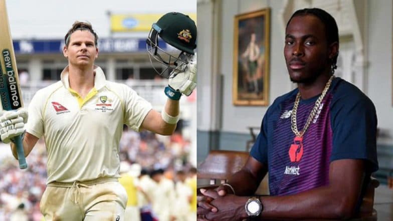 Ashes 2019: स्टिव्ह स्मिथ याच्या 'हेडलेस' GIF वर जोफ्रा आर्चरने दिली खट्याळ प्रतिक्रिया, पहा Tweet Ashes 2019: स्टिव्ह स्मिथ याच्या 'हेडलेस' GIF वर जोफ्रा आर्चरने दिली खट्याळ प्रतिक्रिया, पहा Tweet