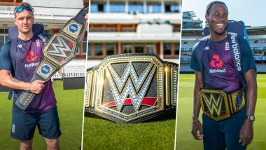 सुपरस्टार Triple H यांच्याकडून विश्वचषक विजेता इंग्लंड क्रिकेट संघाला WWE Championship बेल्ट गिफ्ट, पहा हे Photos