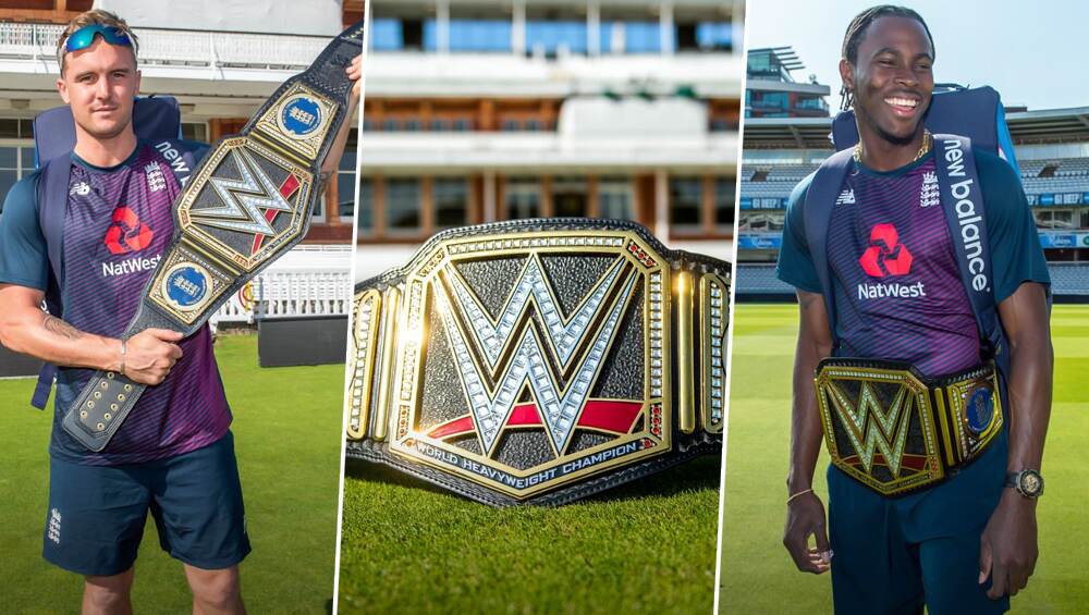सुपरस्टार Triple H यांच्याकडून विश्वचषक विजेता इंग्लंड क्रिकेट संघाला WWE Championship बेल्ट गिफ्ट, पहा हे Photos सुपरस्टार Triple H यांच्याकडून विश्वचषक विजेता इंग्लंड क्रिकेट संघाला WWE Championship बेल्ट गिफ्ट, पहा हे Photos