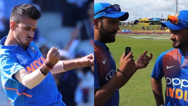 IND vs WI 3rd T20I मॅचनंतर रोहित शर्मा याने घेतली रिषभ पंत याची मुलाखत; युजवेंद्र चहल याने प्रश्न विचारात BCCI ची घेतली फिरकी, पहा हे Tweet IND vs WI 3rd T20I मॅचनंतर रोहित शर्मा याने घेतली रिषभ पंत याची मुलाखत; युजवेंद्र चहल याने प्रश्न विचारात BCCI ची घेतली फिरकी, पहा हे Tweet