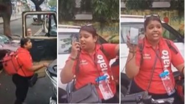 नवी मुंबई: Zomato च्या महिला कर्मचाऱ्याने पोलिसांना शिवीगाळ केल्याचा आरोप, पहा व्हिडिओ