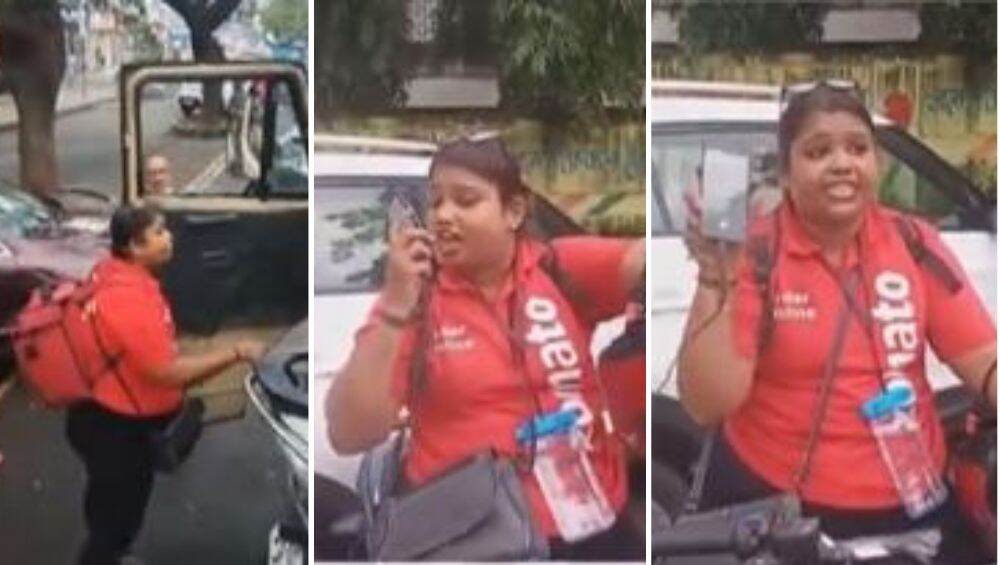 नवी मुंबई: Zomato च्या महिला कर्मचाऱ्याने पोलिसांना शिवीगाळ केल्याचा आरोप, पहा व्हिडिओ नवी मुंबई: Zomato च्या महिला कर्मचाऱ्याने पोलिसांना शिवीगाळ केल्याचा आरोप, पहा व्हिडिओ