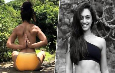 Nach Baliye 9 फेम Abigail Pande हिने टॉपलेस होऊन केला योगा, सोशल मीडियावर नेटकऱ्यांनी दिला पाठिंबा (See Photos)