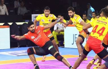 Pro Kabaddi League 2019: Telgu Titans विरुद्ध UP Yoddha मध्ये झाली टाय, U Mumba ची विजयी खेळी