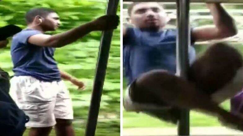 मुंबई: चेंबूर ते वडाळा दरम्यान लोकलमध्ये स्टंट करणाऱ्या दोघांना अटक मुंबई: चेंबूर ते वडाळा दरम्यान लोकलमध्ये स्टंट करणाऱ्या दोघांना अटक