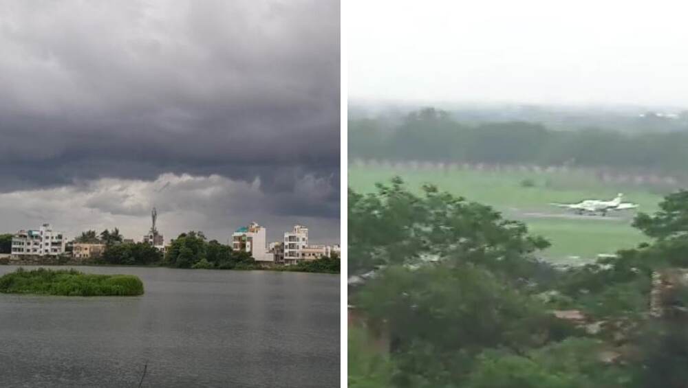 Cloud Seeding in Maharashtra: औरंगाबाद मध्ये कृत्रिम पावसाची चाचणी पूर्ण Cloud Seeding in Maharashtra: औरंगाबाद मध्ये कृत्रिम पावसाची चाचणी पूर्ण