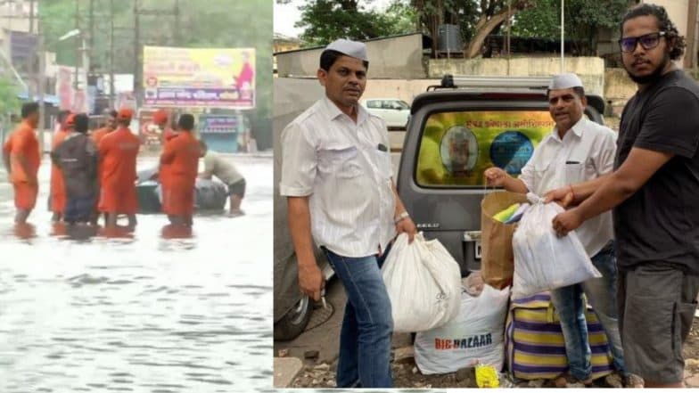 Maharashtra Flood: मुंबई डब्बावाला एसोसिएशन आणि मुंबई रोटी बॅंक पूरग्रस्तांसाठी सरसावले Maharashtra Flood: मुंबई डब्बावाला एसोसिएशन आणि मुंबई रोटी बॅंक पूरग्रस्तांसाठी सरसावले