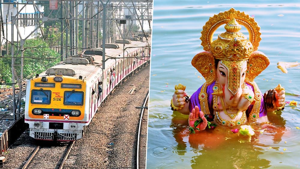 Ganeshotsav 2019: गणेशभक्तांसाठी आनंदाची बातमी! बाप्पाच्या विसर्जना निमित्त मध्य रेल्वेच्या 20 विशेष लोकल फे-या, या दिवशी चालविण्यात येणार या रेल्वेगाड्या Ganeshotsav 2019: गणेशभक्तांसाठी आनंदाची बातमी! बाप्पाच्या विसर्जना निमित्त मध्य रेल्वेच्या 20 विशेष लोकल फे-या, या दिवशी चालविण्यात येणार या रेल्वेगाड्या