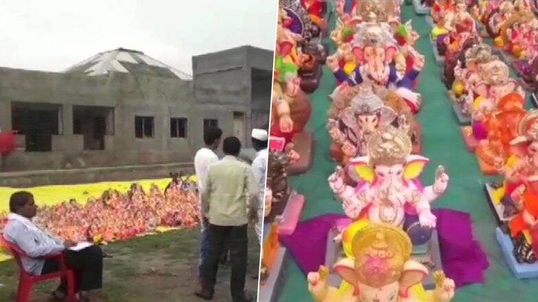 लातूर: भीषण पाणीटंचाईच्या पार्श्वभूमीवर गणेशभक्तांनी मूर्ती विसर्जनाऐवजी केल्या दान; पालिका प्रशासनाच्या आवाहनाला नागरिकांचा उत्तम प्रतिसाद लातूर: भीषण पाणीटंचाईच्या पार्श्वभूमीवर गणेशभक्तांनी मूर्ती विसर्जनाऐवजी केल्या दान; पालिका प्रशासनाच्या आवाहनाला नागरिकांचा उत्तम प्रतिसाद
