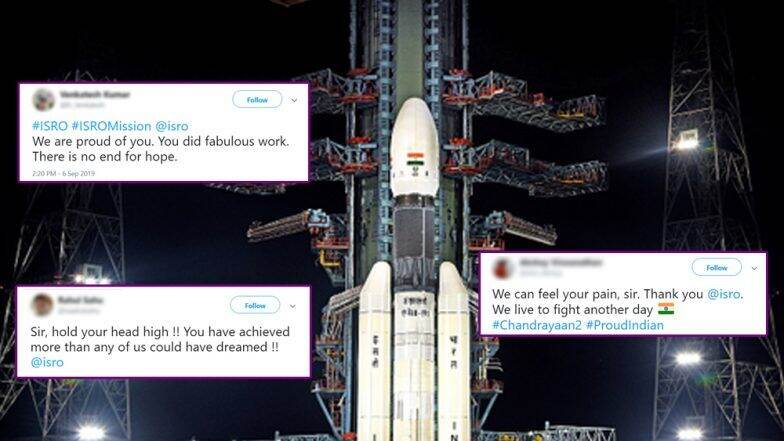 सोशल मीडीयावर ISRO संशोधकांना सलाम करण्यासाठी मीम्सचा पाऊस; सामान्यांपासून दिग्गजांकडून चांद्रयान 2 मोहिमेतील प्रयत्नांचं कौतुक! सोशल मीडीयावर ISRO संशोधकांना सलाम करण्यासाठी मीम्सचा पाऊस; सामान्यांपासून दिग्गजांकडून चांद्रयान 2 मोहिमेतील प्रयत्नांचं कौतुक!