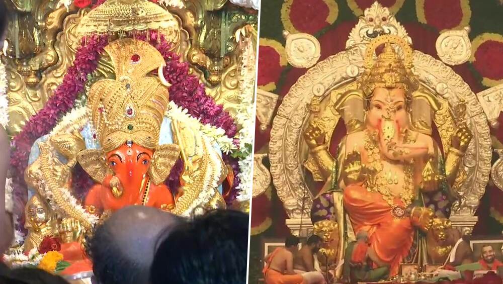 Ganesh Chaturthi 2019: सिद्धिविनायक, लालबागचा राजा, GSB सह मुंबईत गणेशोत्सवाला सुरूवात; पहिल्या दिवसापासून भाविकांची दर्शनाला गर्दी Ganesh Chaturthi 2019: सिद्धिविनायक, लालबागचा राजा, GSB सह मुंबईत गणेशोत्सवाला सुरूवात; पहिल्या दिवसापासून भाविकांची दर्शनाला गर्दी