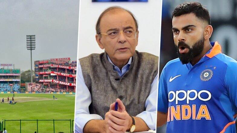 दिल्लीचे फिरोजशाह कोटला स्टेडियम आता बनले अरुण जेटली स्टेडियम, विराट कोहली स्टॅन्ड चे झाले अनावरण दिल्लीचे फिरोजशाह कोटला स्टेडियम आता बनले अरुण जेटली स्टेडियम, विराट कोहली स्टॅन्ड चे झाले अनावरण