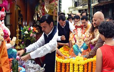 Ganpati Visarjan 2019: देवेंद्र फडणवीस यांचे निवासस्थान 'वर्षा' बंगल्यावरील बाप्पाचे कृत्रिम तलावात विसर्जन (Watch Video)