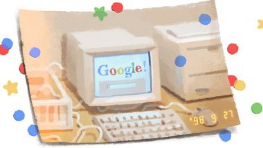 Google चा २१ वा वर्धापन दिन: 1998 चा 'Throwback' फोटोच्या माध्यमातून गूगलने साकारले बर्थ डे स्पेशल गूगल डुडल