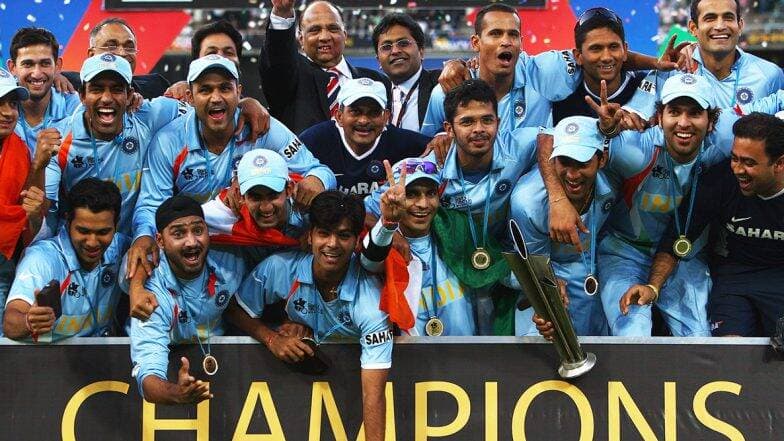 T20 World Cup 2007: टीम इंडियाच्या पहिल्या टी-20 विश्वचषक विजयाची 12 वर्ष; जोगिंदर शर्मा, गौतम गंभीर यांनी केले 'हे Tweet T20 World Cup 2007: टीम इंडियाच्या पहिल्या टी-20 विश्वचषक विजयाची 12 वर्ष; जोगिंदर शर्मा, गौतम गंभीर यांनी केले 'हे Tweet