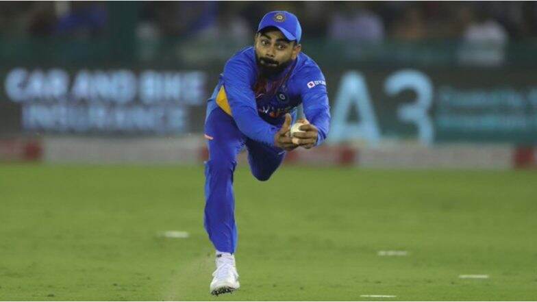 IND vs SA 2nd T20I: विराट कोहली याने टिपला जबरदस्त झेल; चाहत्यांकडून ‘किंग कोहली’चे कौतुक, म्हणाले रवींद्र जडेजाकडून घेतोय ‘कॅचिंग लेसन’ (Video) IND vs SA 2nd T20I: विराट कोहली याने टिपला जबरदस्त झेल; चाहत्यांकडून ‘किंग कोहली’चे कौतुक, म्हणाले रवींद्र जडेजाकडून घेतोय ‘कॅचिंग लेसन’ (Video)