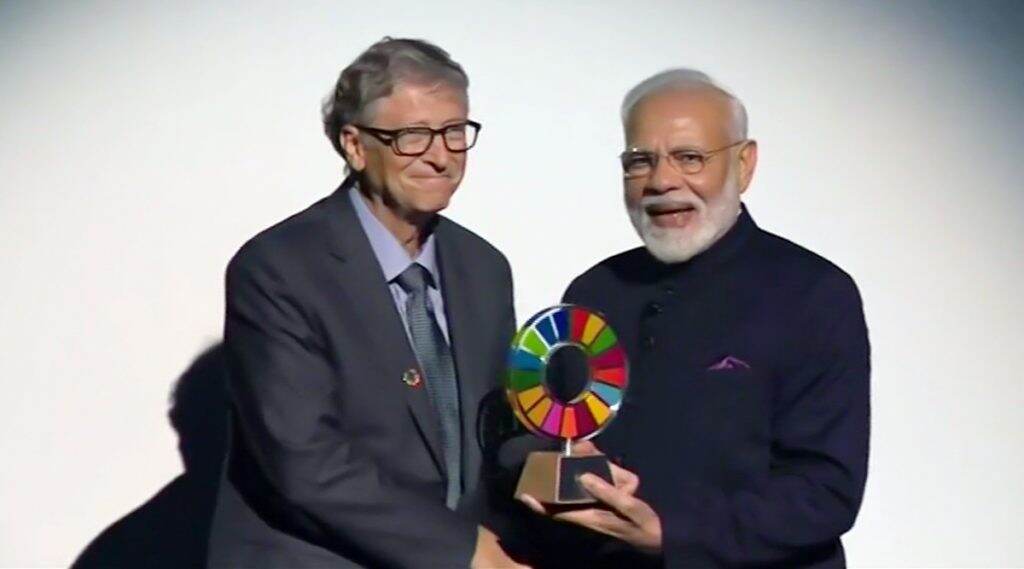 Global Goalkeeper Award: पंतप्रधान नरेंद्र मोदी यांचा 'स्वच्छ भारत अभियान' करिता बिल अँड मिलिंडा गेट्स फाउंडेशनकडून गौरव Global Goalkeeper Award: पंतप्रधान नरेंद्र मोदी यांचा 'स्वच्छ भारत अभियान' करिता बिल अँड मिलिंडा गेट्स फाउंडेशनकडून गौरव