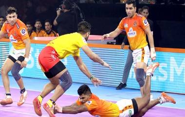 Pro Kabaddi League 2019: एकतर्फी मॅचमध्ये पुणेरी पलटन संघाचा विजय, 43-33 ने गुजरात फॉर्च्यून जायंट्स पराभूत